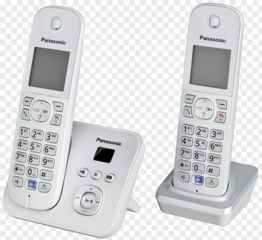 Telephone Handset Cordless Digital Enhanced Telecommunications Answering Machines Home & Business Phones PNG