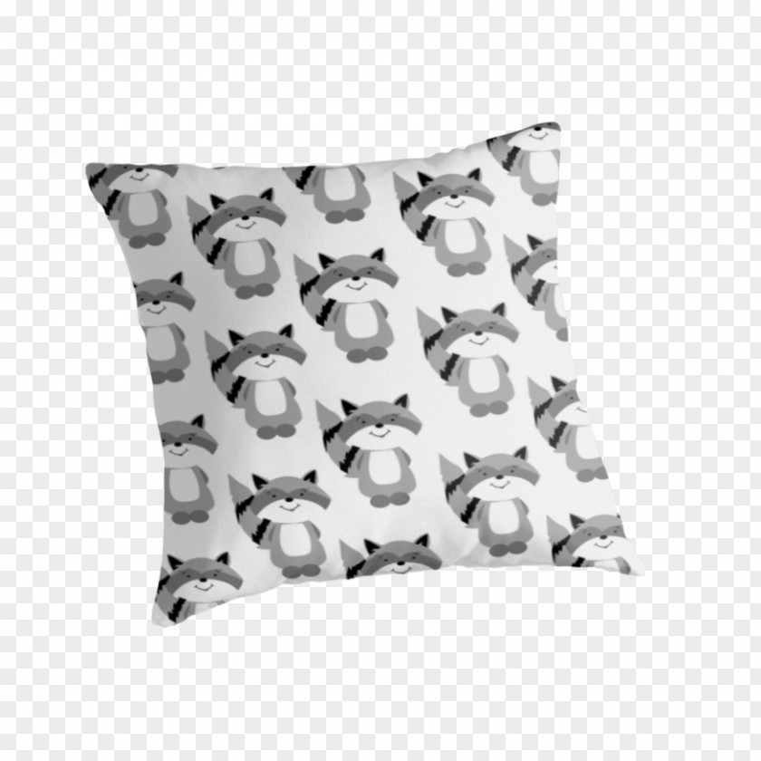 Cute Raccoon Throw Pillows Cushion Diaper Squirrel PNG