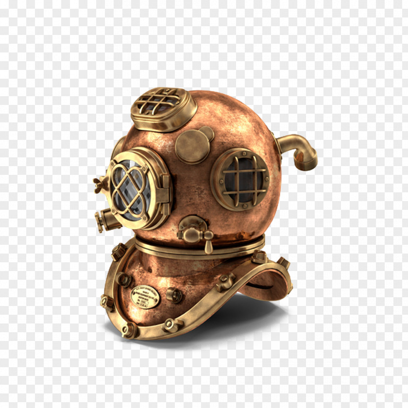 Diving Helmet Underwater PNG