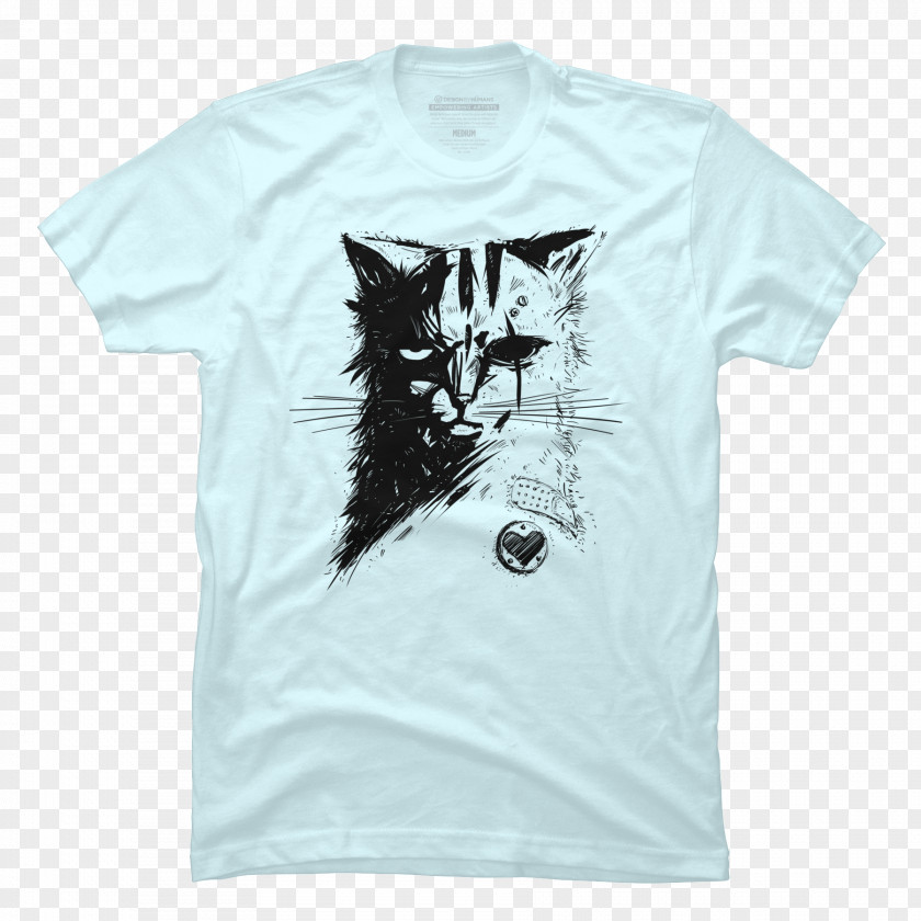 T-shirt Printed Cat Clothing Top PNG