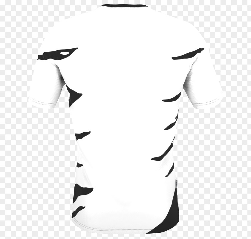 Zebra Illustration Sleeve White Neck Line Font PNG