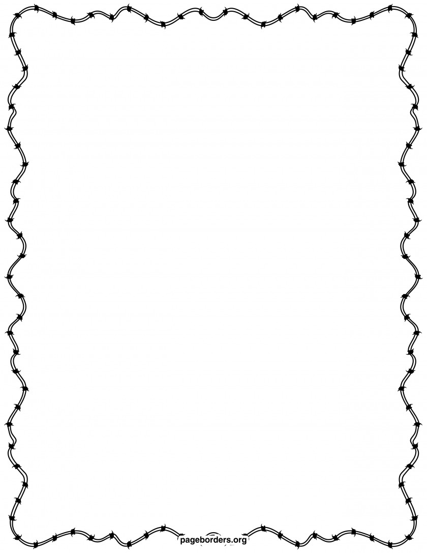 Barbwire Border Barbed Wire Clip Art PNG