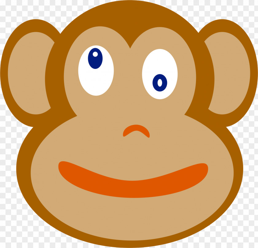 Monkey Clipart Snout Line Carnivora Clip Art PNG