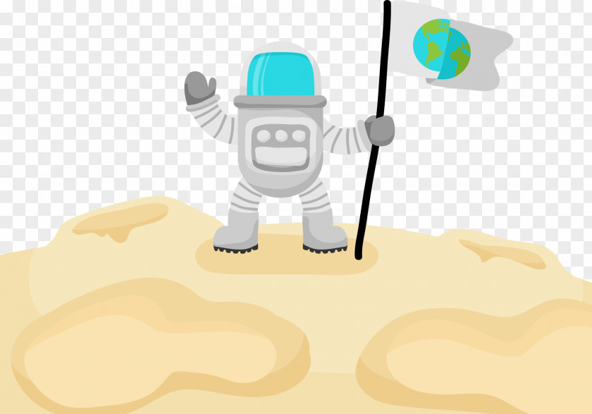 Successfully Landed On The Moon Landing PNG