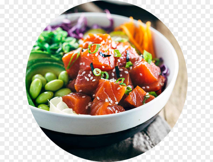 Sushi Poke Cuisine Of Hawaii Japanese Salmon PNG