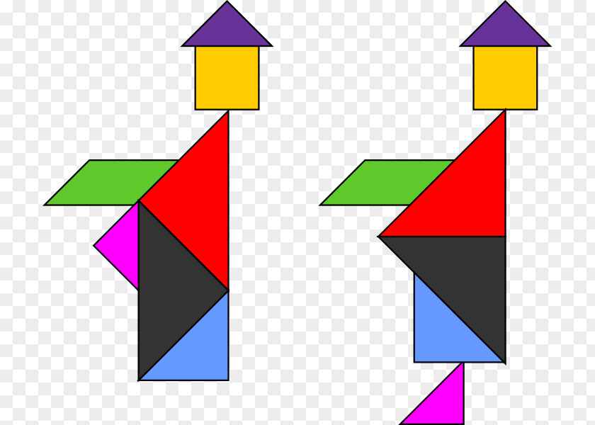 Tangrams Jigsaw Puzzles Tangram Dissection Puzzle Game PNG