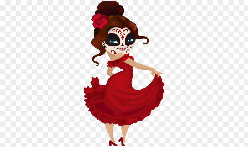 Woman Mexico Mexican Cuisine Dance Cartoon PNG