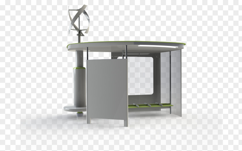 Bus Shelter Angle Desk PNG