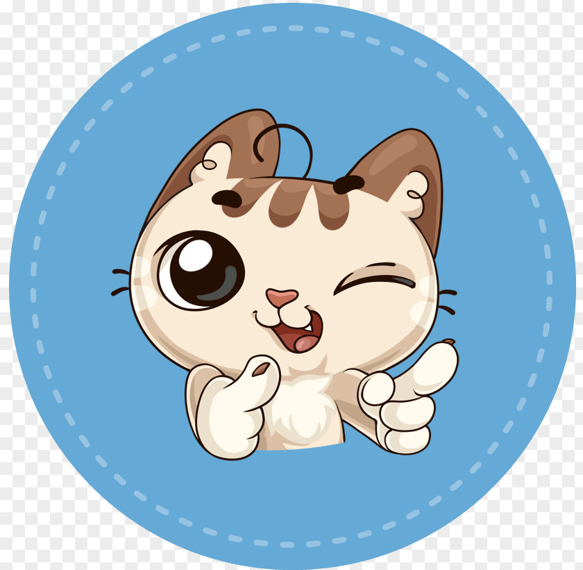 Cat Whiskers Sticker Telegram Welcome PNG