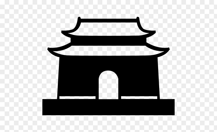Ming Tombs Black And White Clip Art PNG