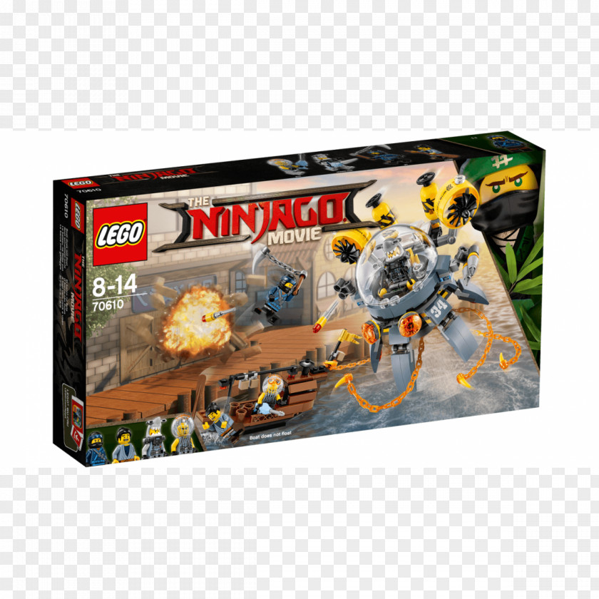 Ngee Ann CityToy Lloyd Garmadon LEGO 70610 THE NINJAGO MOVIE Flying Jelly Sub Certified Store (Bricks World) PNG