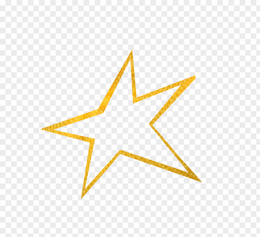 Orange Five-pointed Star Clip Art PNG