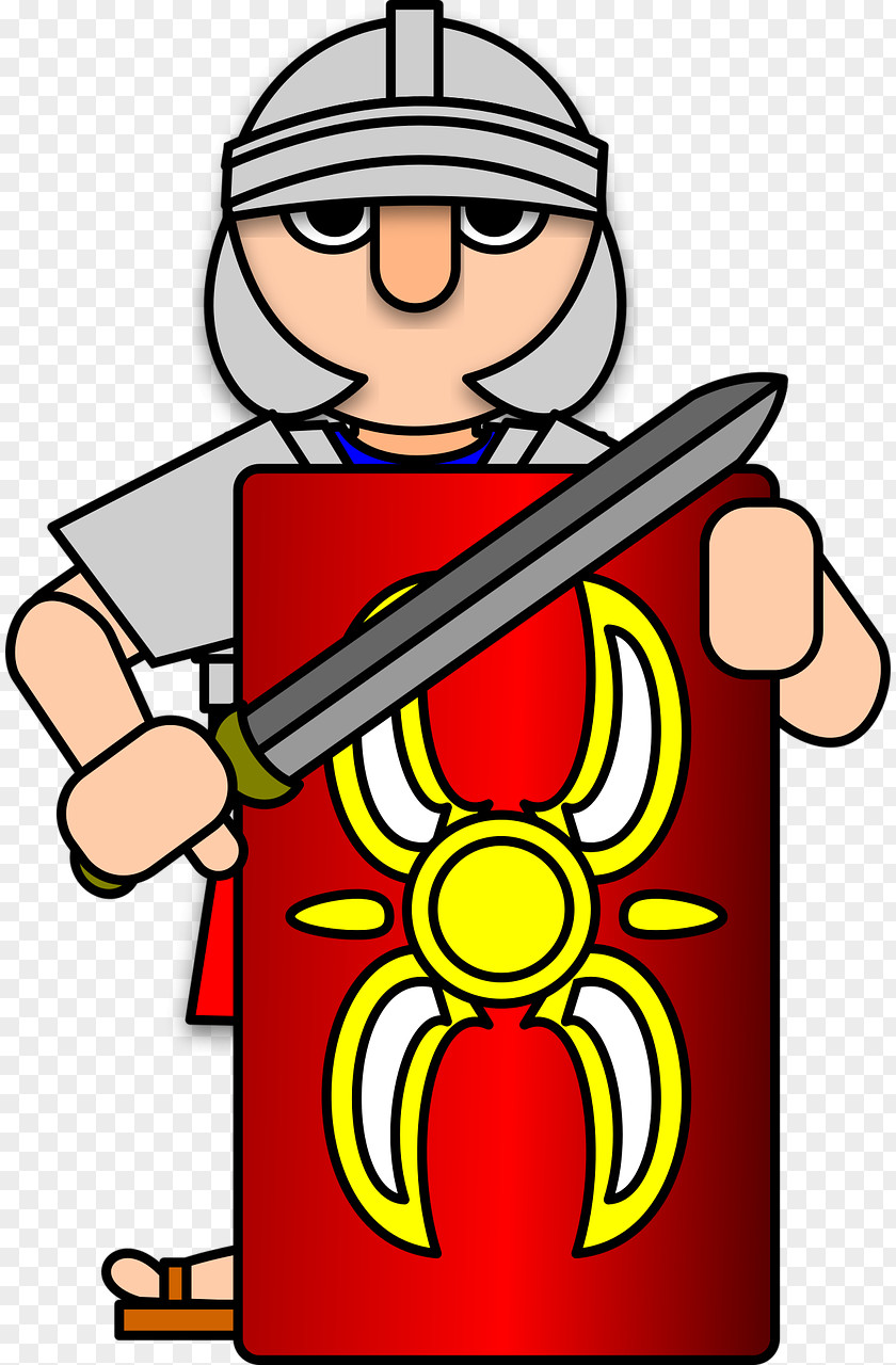 Roman Soldier Ancient Rome Army Clip Art PNG
