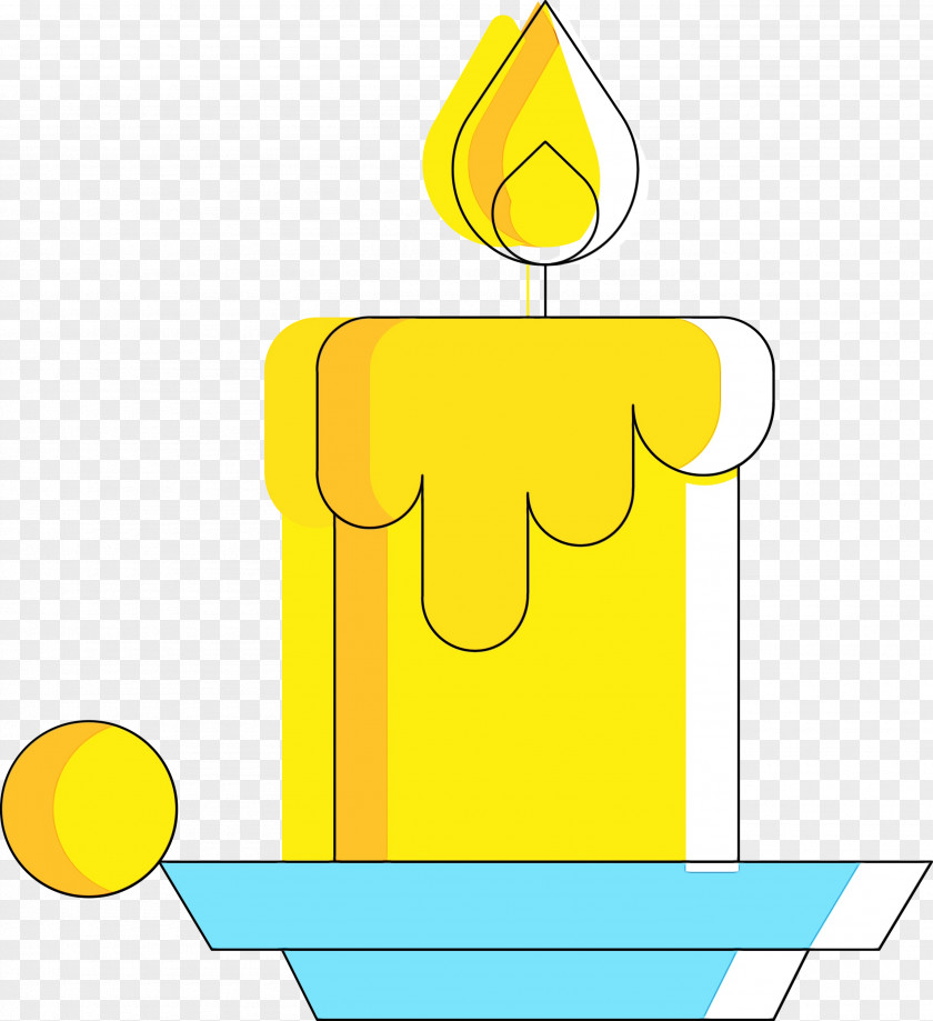 Yellow Line Art PNG