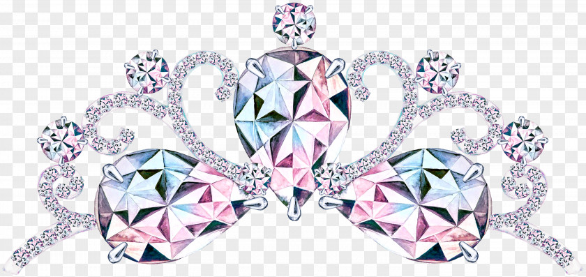 Diamond Crown Wreath PNG