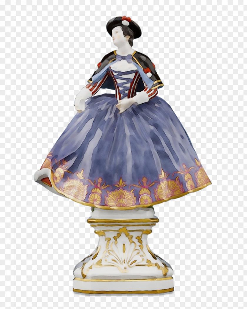 Doll Hoopskirt Figurine Victorian Fashion Costume Design Toy Dress PNG