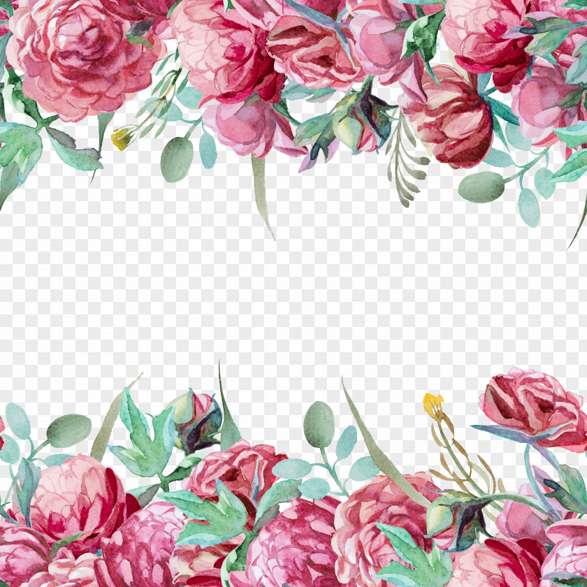 Flowers Garden Roses Flower Pattern PNG