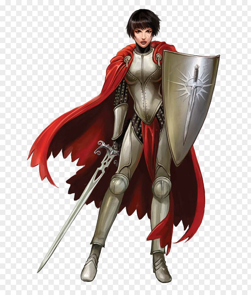 Knight Pathfinder Roleplaying Game Dungeons & Dragons Female Armour PNG