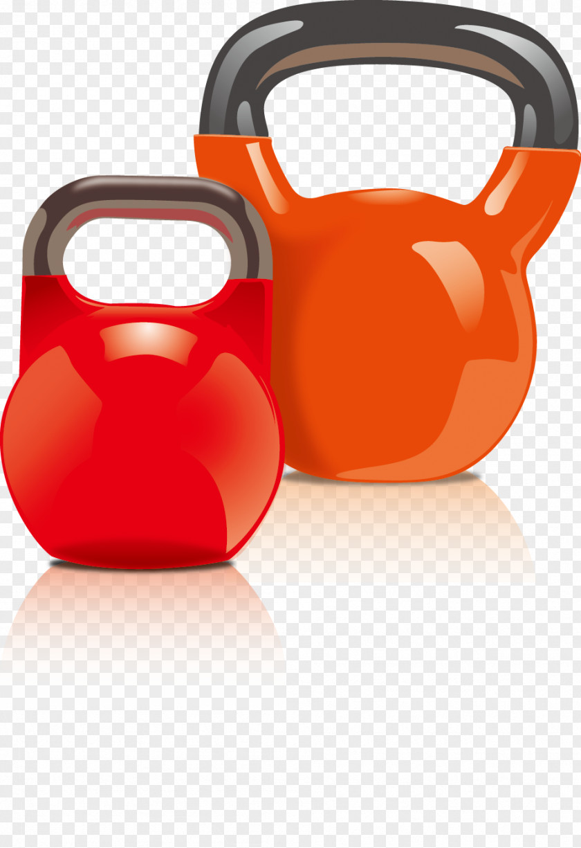 Vector Kettle Orange Red Yellow PNG