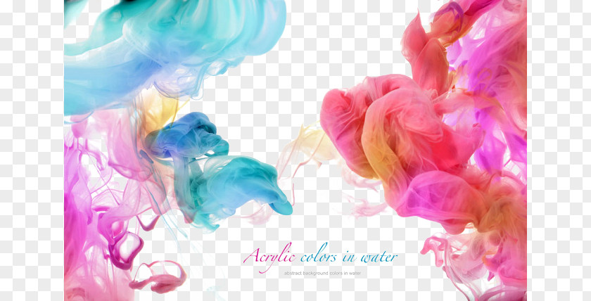 Acrylic Paint Watercolor Painting Stock Photography PNG paint painting photography, smoke, green and red water color clipart PNG
