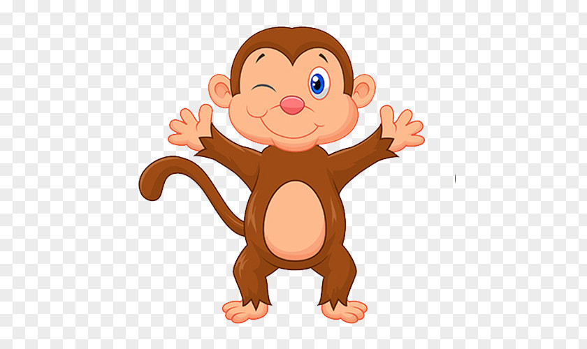 Chinese Monkey Brother Ape Facial Expression Cartoon PNG