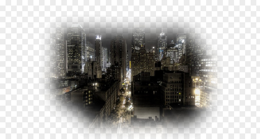 City New York Skyline Street Art PNG