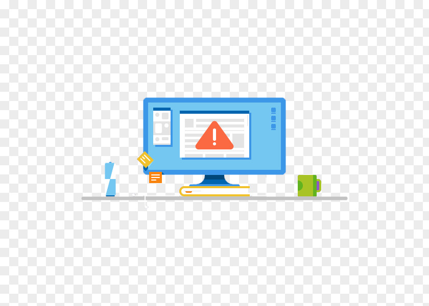Computer Fault Page HTTP 404 PNG