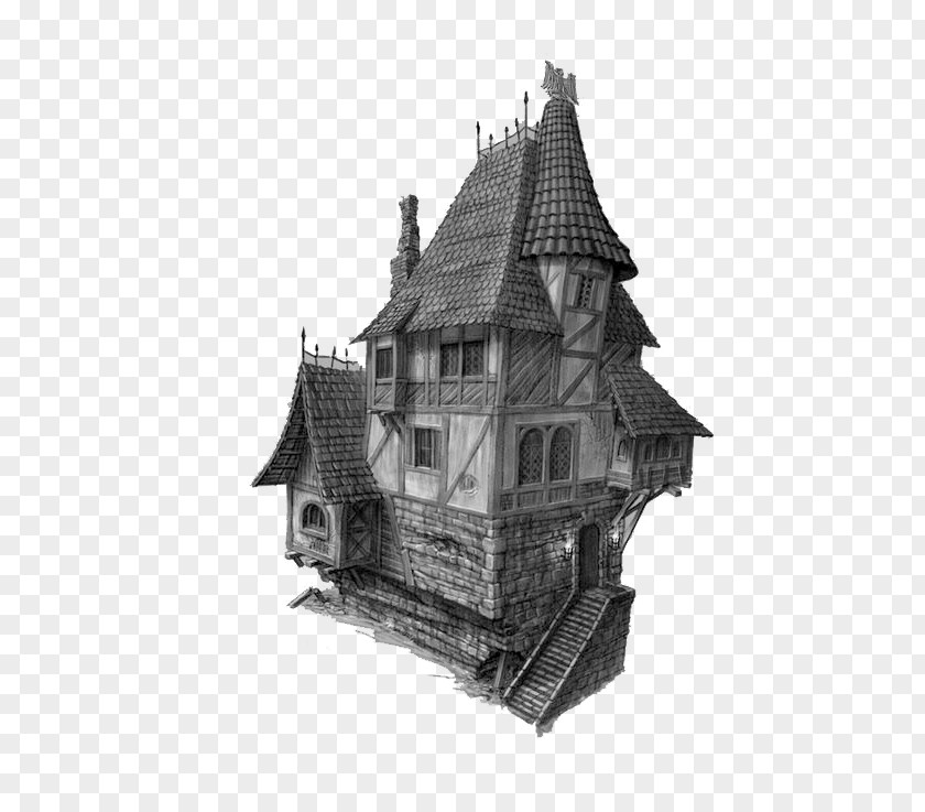 Gothic Style House Warhammer Online: Age Of Reckoning Concept Art Building Fantasy PNG