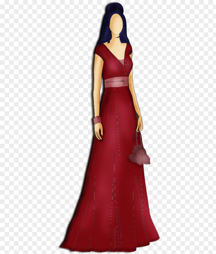 Special Occasion Costume Design Gown PNG