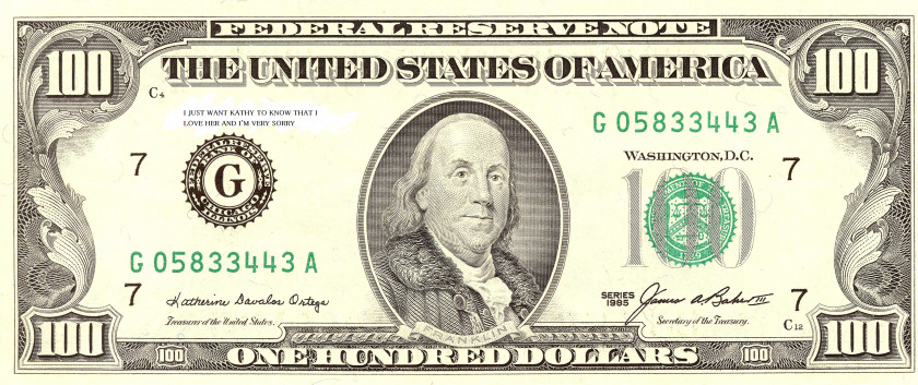 100 Dollar Bill Cliparts United States One Hundred-dollar Federal Reserve Note Banknote One-dollar PNG