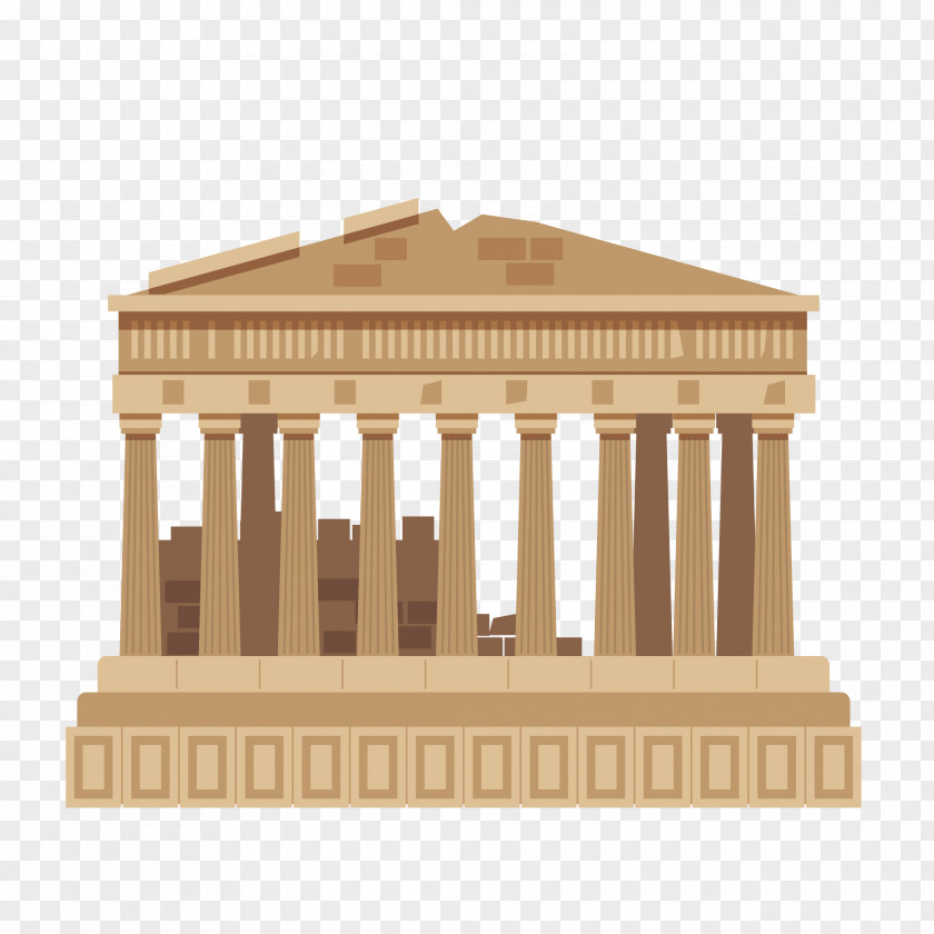 Famous Buildings Parthenon Image Vector Graphics Tourism PNG