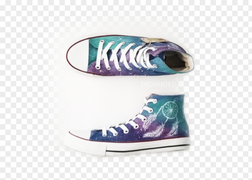 Hand-painted Dream Catcher Samsung Galaxy W Sneakers Blue Shoe PNG