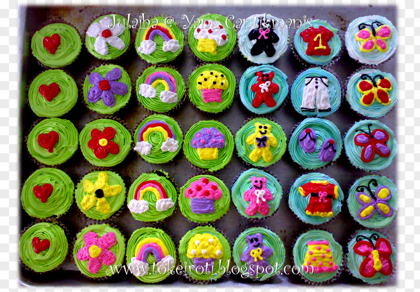 Raya Decoration Cupcake PNG