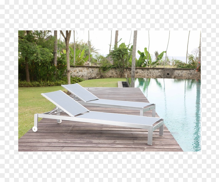 Table Chaise Longue Deckchair Swimming Pool PNG