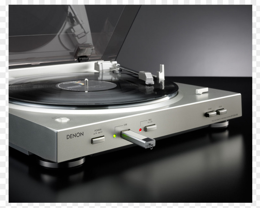 Turntable Digital Audio Denon Phonograph Record High Fidelity PNG