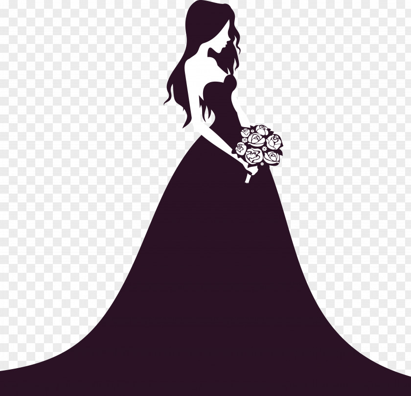 Vector Wedding Invitation Bride Marriage PNG