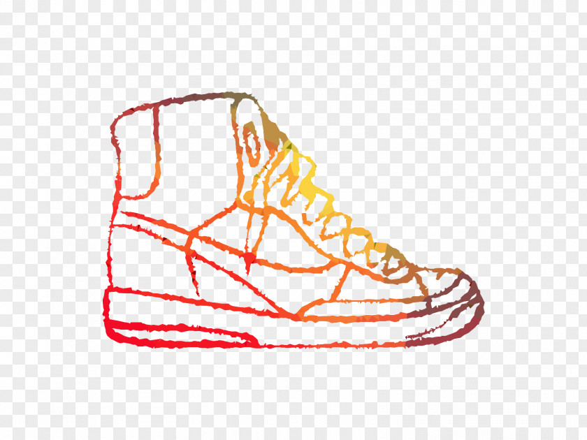 Shoe Pattern Walking Product Design Line PNG