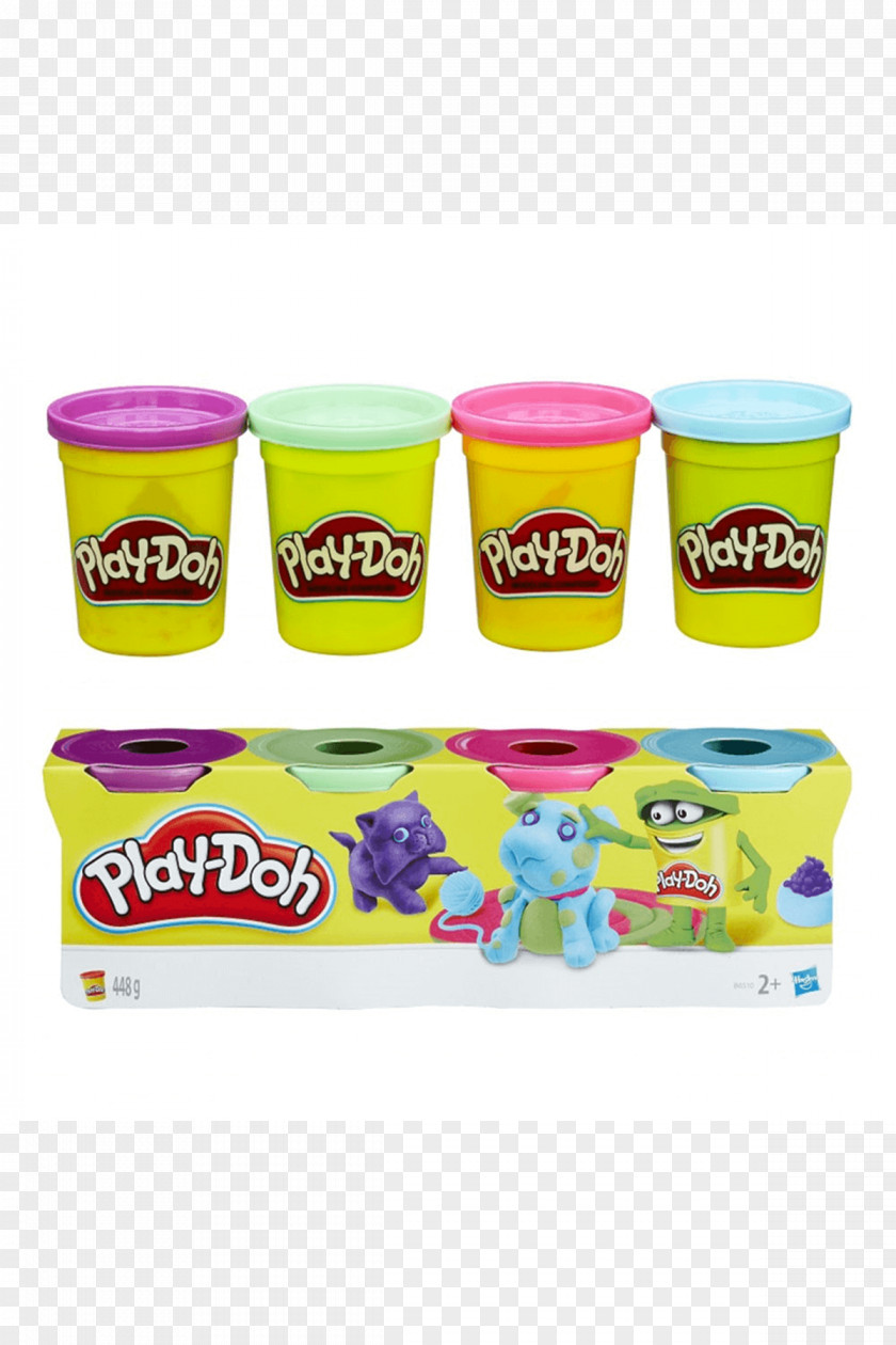 Toy Play-Doh Classic Colours 4 Pack Play Doh Hasbro PNG