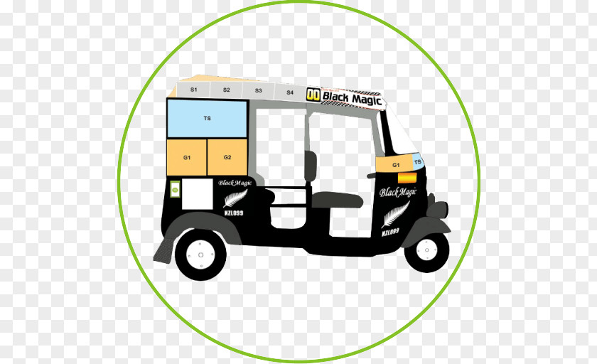 Auto Rickshaw Car Transport Pulled PNG