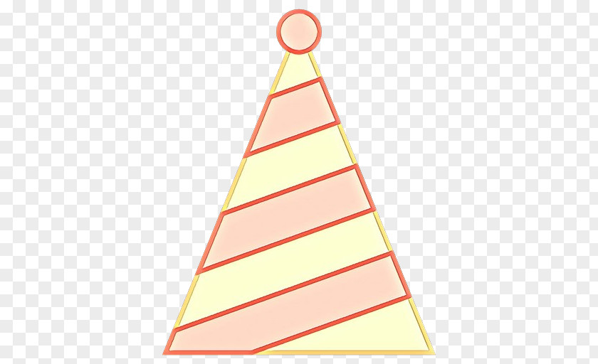 Christmas Tree Triangle Party Hat PNG