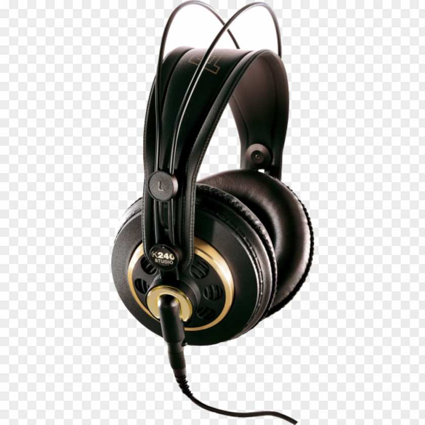 Headphones AKG K240 Acoustics Microphone Audio PNG