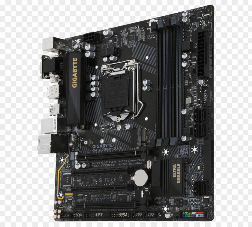 Intel Motherboard LGA 1151 Gigabyte Technology MicroATX PNG