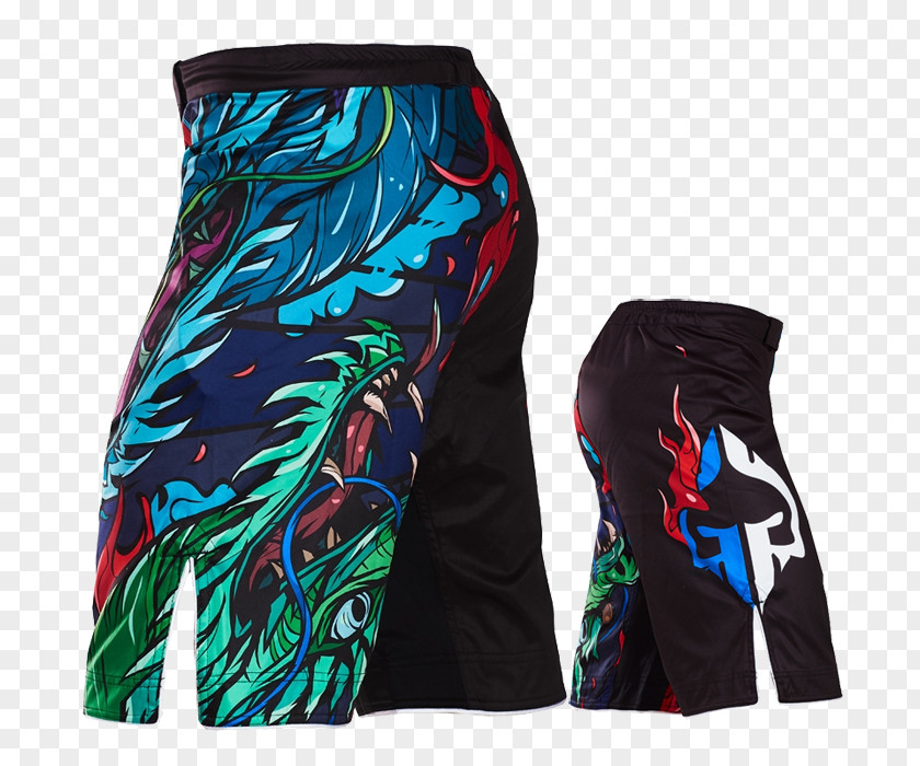 Mixed Martial Arts Trunks Shorts Brazilian Jiu-jitsu Rash Guard Grappling PNG