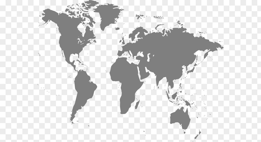 Worldwide World Map Globe PNG