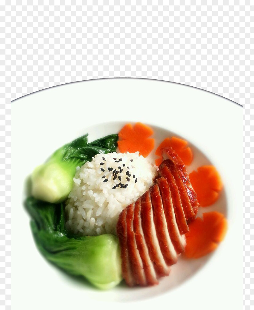 Bacon Meal Sashimi Bento Cooked Rice Food PNG