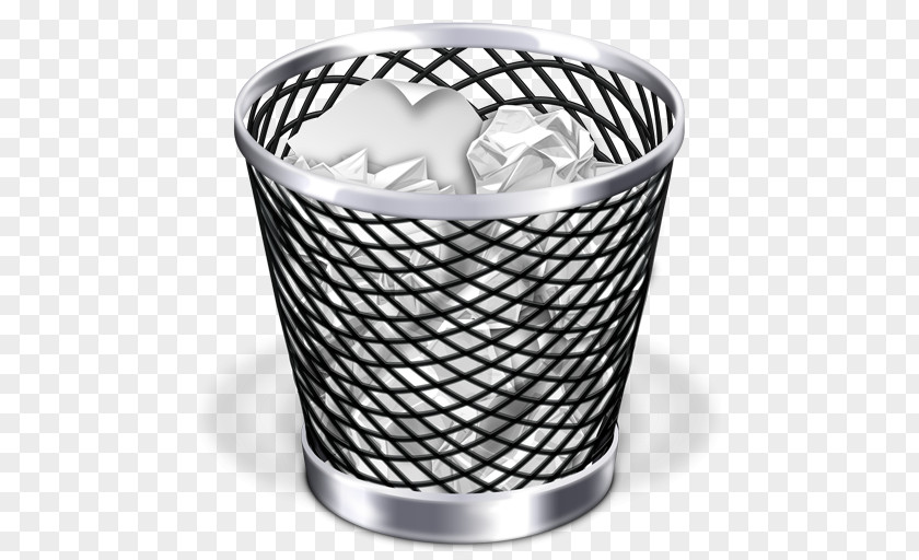 Computer MacOS Rubbish Bins & Waste Paper Baskets Recycling Bin PNG