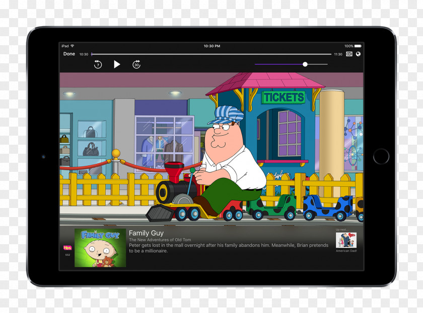 Ipad 3 Peter Griffin Display Device IOS Multimedia The New Adventures Of Old Tom PNG
