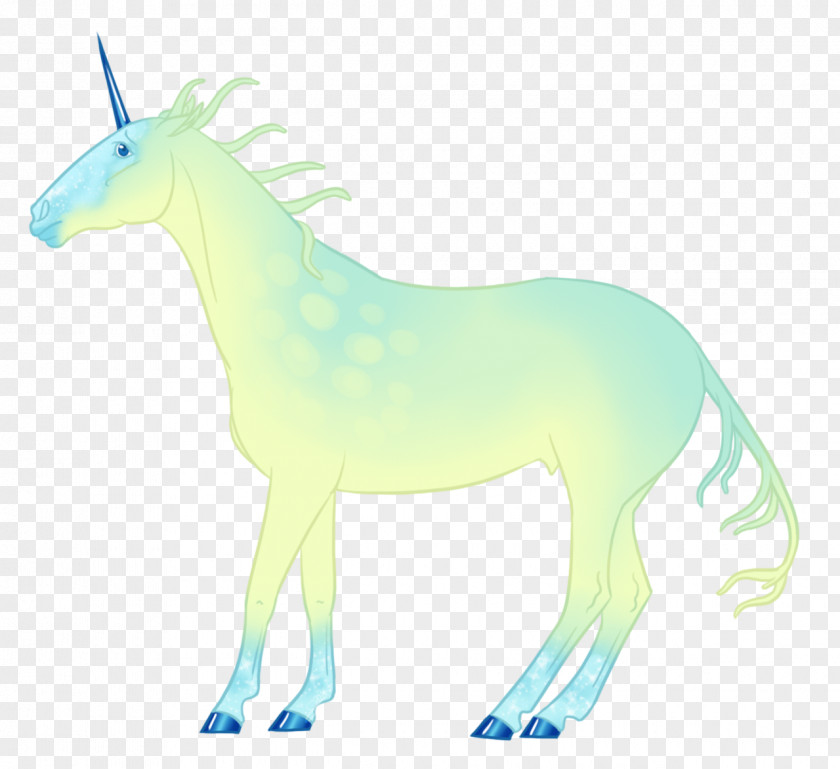 Mustang Mule Unicorn Mane Halter PNG