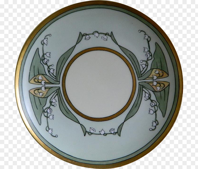 Plate Limoges Haviland & Co. Porcelain Saucer PNG