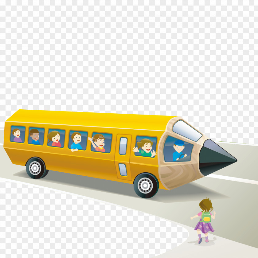 School Bus Drawing Pencil PNG